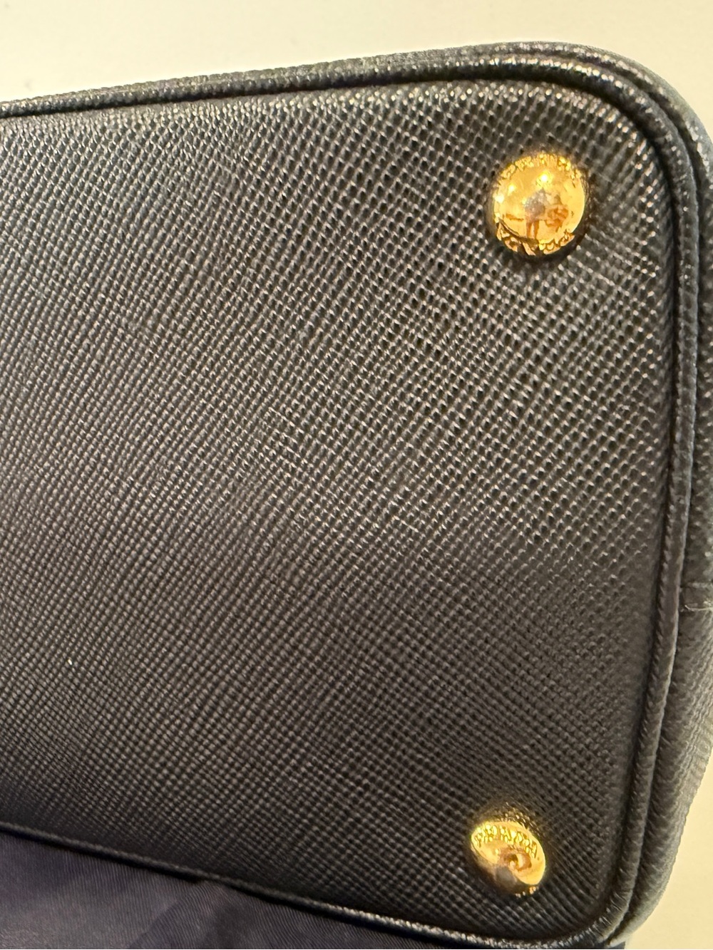 Prada Saffiano Cuir Medium Double Bag - Picture 6 of 9
